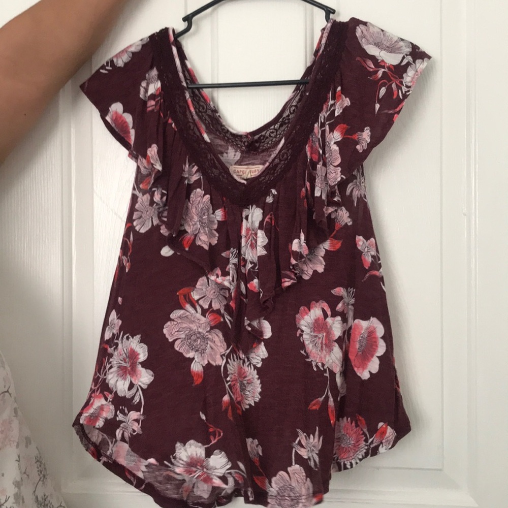 V neck top